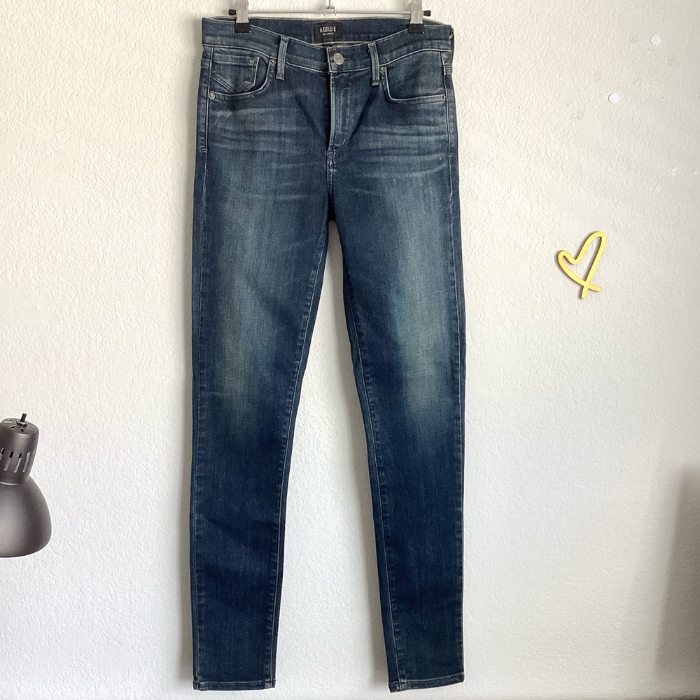 \AGOLDE\ Sophie Mid Rise Skinny Jeans